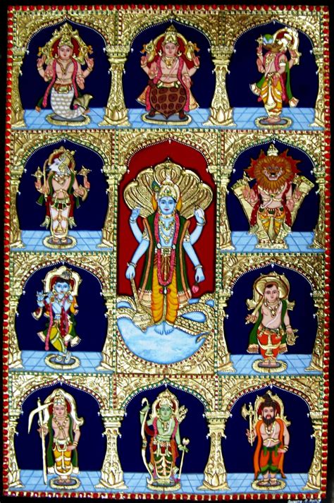 Dasavatharam - The 10 incarnations Of Lord Vishnu