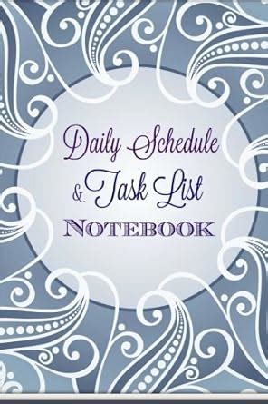 Buy Daily Schedule and Task List Notebook (Schedule Time line Notebook ...