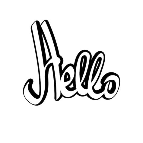 Image result for Hello Letteing