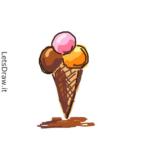 How to Draw Ice Cream From Python Coding 的图像结果