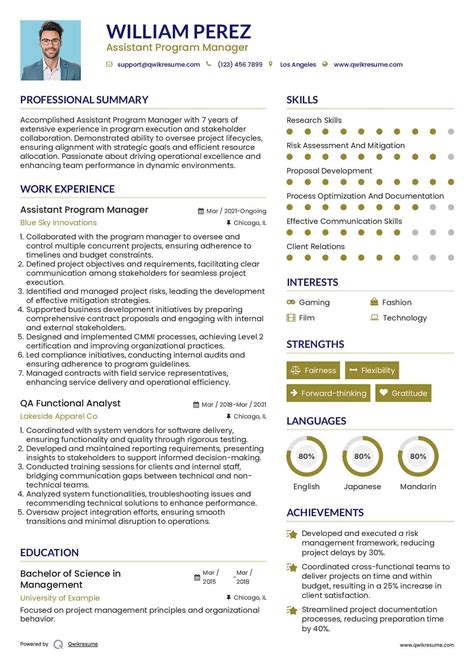 10+ Assistant Program Manager Resume Samples & Templates for 2025