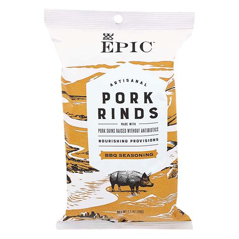 EPIC BBQ Pork Rinds Gluten Free, 2.5oz 2.5 oz | Shipt