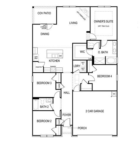 Floor Plan in Brookside | Troutman, | D.R. Horton