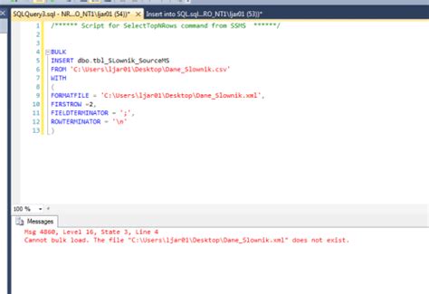 Bulk Insert From CSV to SQL Table 的图像结果