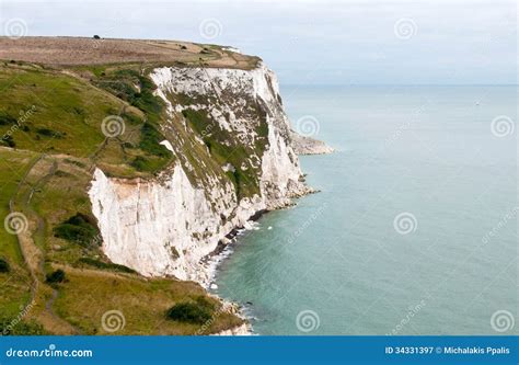 White Cliffs of Dover stock image. Image of famous, locations - 34331397