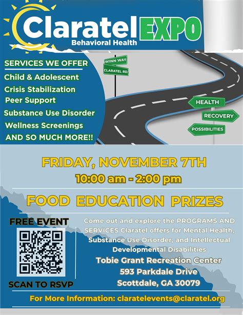 Nov 7 | Claratel Behavioral Health Expo | Stone Mountain, GA Patch