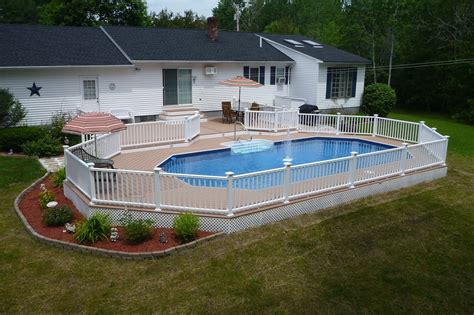 Radiant's Keystone Semi-Inground pool is the perfect centerpiece of ...