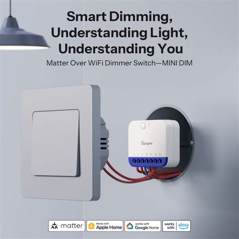SONOFF MINI Extreme Matter Over WiFi Dimmer Switch | MINI-DIM | Smart ...