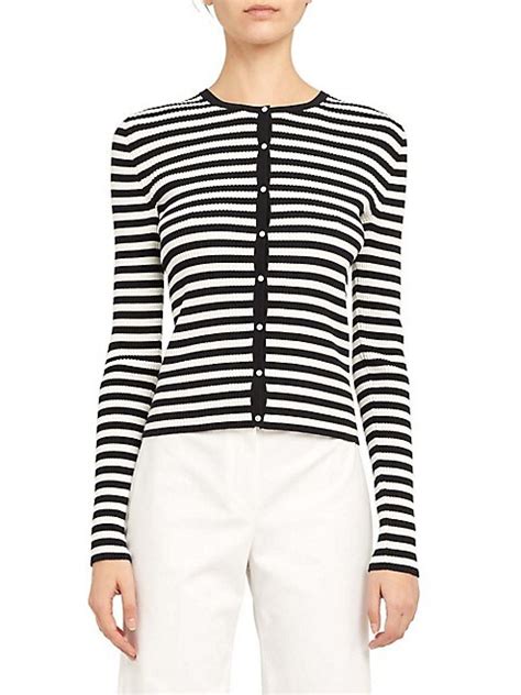 Striped Ribbed Cardigan