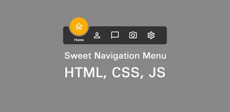 Navigation Menu HTML 的图像结果