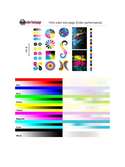 Image result for Printer Example Test Page