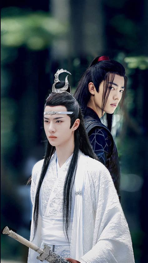 《陈情令》忘羡手机壁纸|插画|商业插画|周渡 - 原创作品 - 站酷