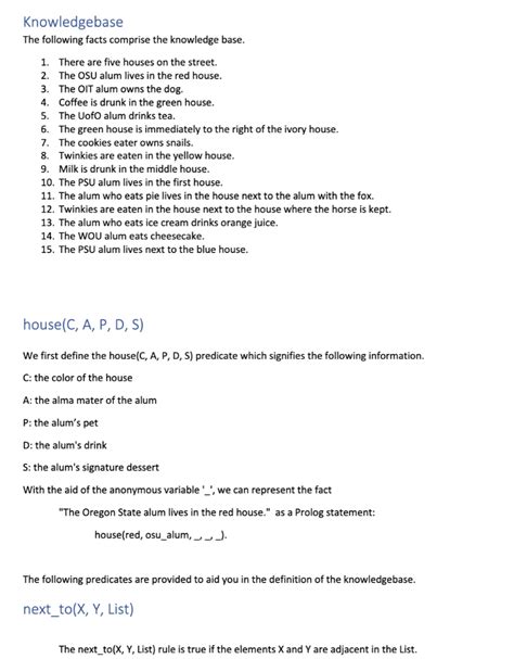 Image result for Zebra Puzzle Prolog Tutorial