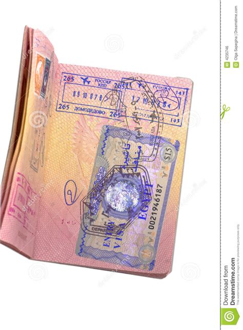 护照签证 库存照片. 图片 包括有 - 4235746