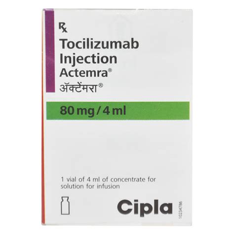Actemra 80 mg Injection | Uses, Side Effects, Price | Apollo Pharmacy