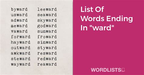 List Of Words With The Prefix "ro"