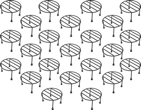 ORCHID ENGINEERS Iron Plant Stand/Pot Stand (2 Step Big), Size: Width ...