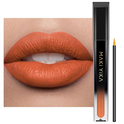 MAKIYIKA MAKI YIKA Coral Lipstick for Women Color Stay Long India | Ubuy