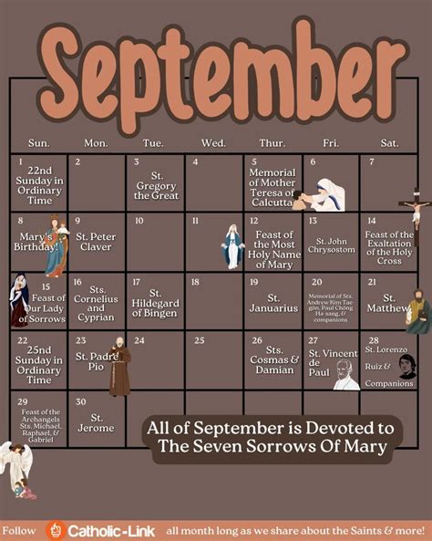 What Are The Catholic Feast Days In September? - Catholic-Link