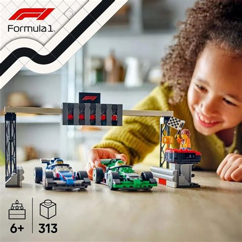 LEGO City F1 Grid 60474 Dual Team Race Set – VCARB & Sauber Cars for ...