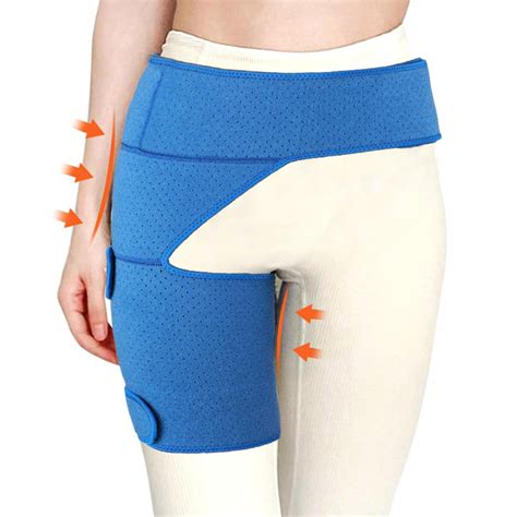 Hip Support Brace Groin Support Bandage Hip Support,Thigh,Hamstring,Pulled Muscle Injury Flexor ...