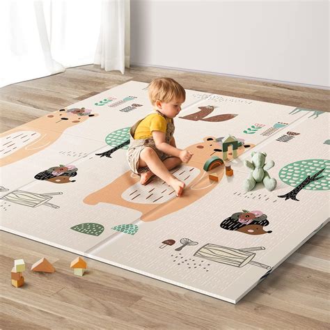 Amazon.com : Playpen Mat for Baby to Playing, Thick 50x50 Inch Baby ...