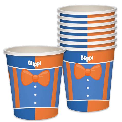 Treasures Gifted Officially Licensed Blippi Paper Cups 16ct - 9oz ...