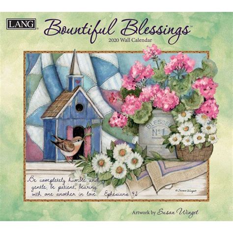 Buy Bountiful Blessings 2020 Calendar: Includes Downloadable Desktop ...