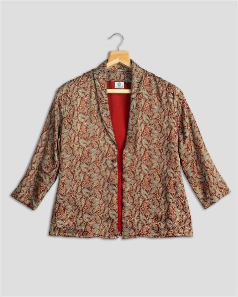 Seamless Paisley Jacket For Women – Fabcurate
