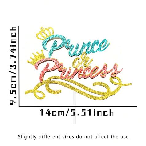 LaVenty LaVenty Prince Or Princess Cake Topper Prince Or Princess ...