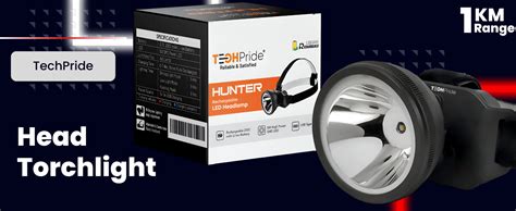 BALIRAJA TechPride Hunter Rechargeable LED Head Torch