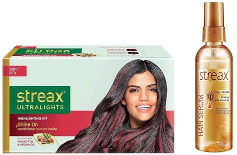 Buy Streax Contains Walnut & Argan Oil & Streax Hair Serum for Women ...
