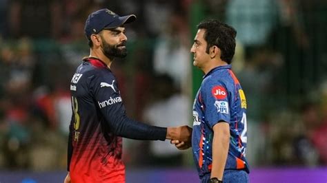 After intense handshake, LSG share mind-boggling Kohli-Gambhir moment ...