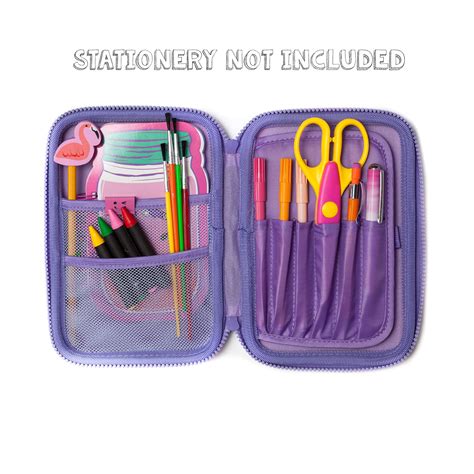 Fringoo - Kids Pencil Case - Pastel Emoji World Holo Design - Purple ...