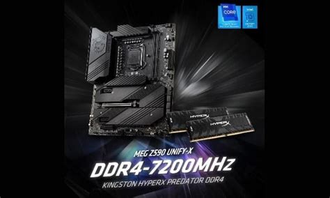 HyperX Sets DDR4 Overclocking World Record at 7200MHz