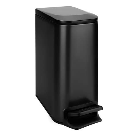 TIPGO Small Bathroom Trash Can with Lid Soft Close, 6 Liter / 1.6 ...
