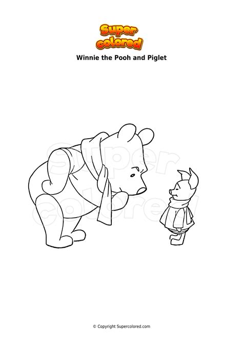 Winnie The Pooh Piglet Coloring Pages