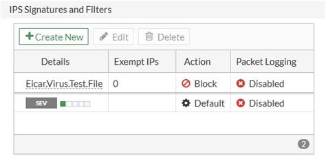 Image result for FortiGate IPS Sensor