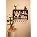 Beverly Homez Wooden bar Wall Shelf Wine Glass Holder Rack Wall-Mounted ...