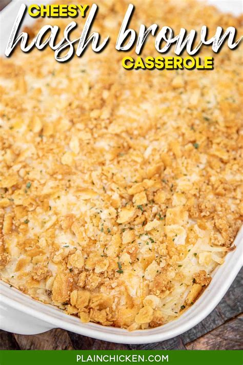Cheesy Hash Brown Casserole - Plain Chicken
