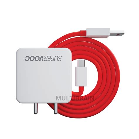 MULTIBRAIN Oneplus 65 W Charger Warp/Dash/Supervooc Compatible with ...