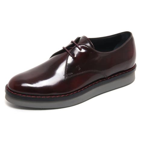B6070 scarpa classica donna TOD'S DERBY XL scarpe bordeaux shoe woman