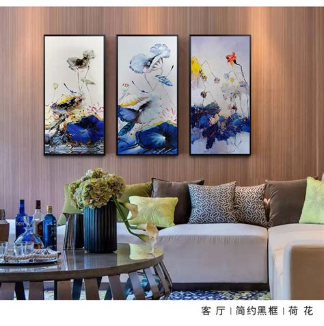 新中式客厅装饰画立体山水圆形实物钉子画玄关样板间壁画餐厅挂画-装置画-2021美间（软装设计采购助手）