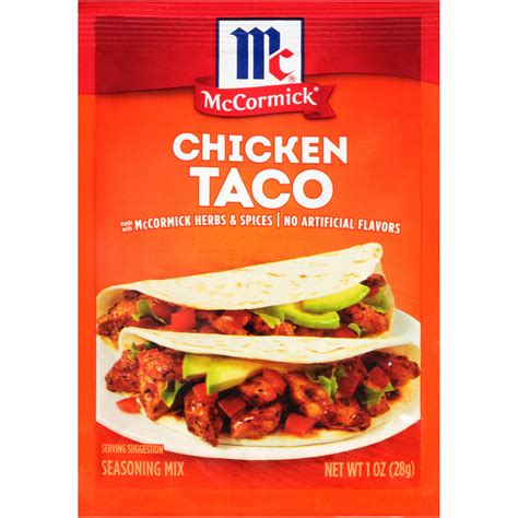 McCormick Taco Seasoning Mix – Chicken, 1 oz