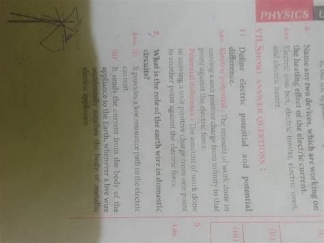 define electric potential and potential difference - Brainly.in