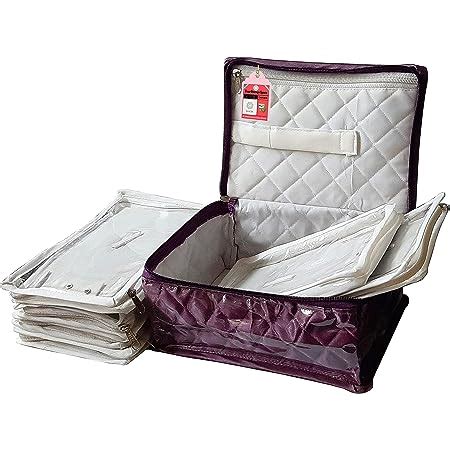 atorakushon Satin Makeup Jewellery Organizer Locker Box Set for Women ...