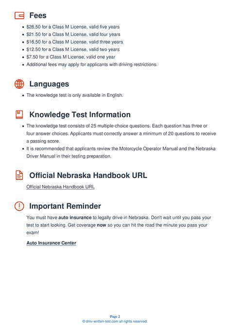 FREE Nebraska Motorcycle Permit Test - Real 2026 DMV Test Questions
