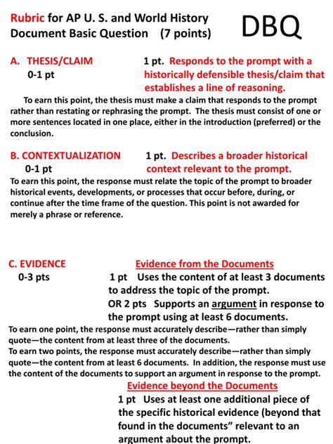 Image result for DBQ Examples