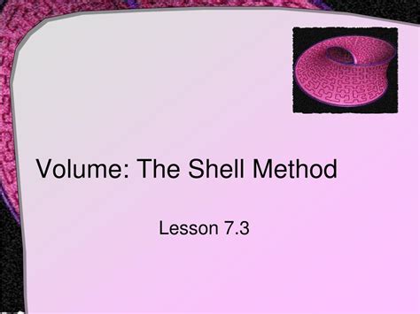 Image result for Shell Method Volume