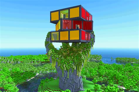 Image result for Cubey House Tutorial Minecraft